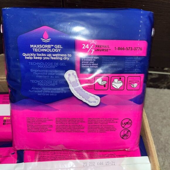 Prevail Pads 6pack size REGULAR - FIRM PRICE - Picture 3 of 3